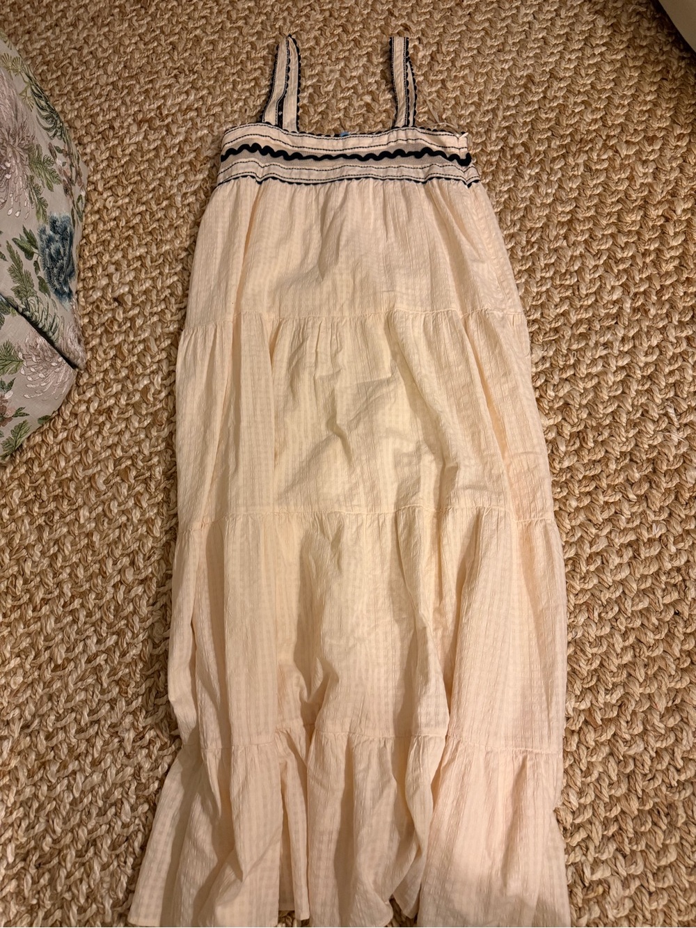 Zara CONTRAST LACE DRESS - Picture 6 of 6